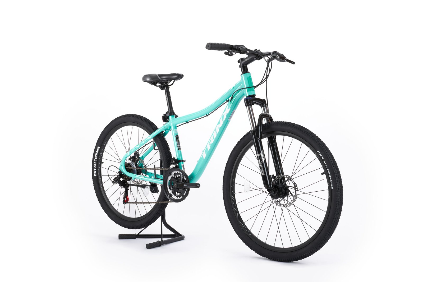 N106 mujer MTB Verde Blanco Verde frente