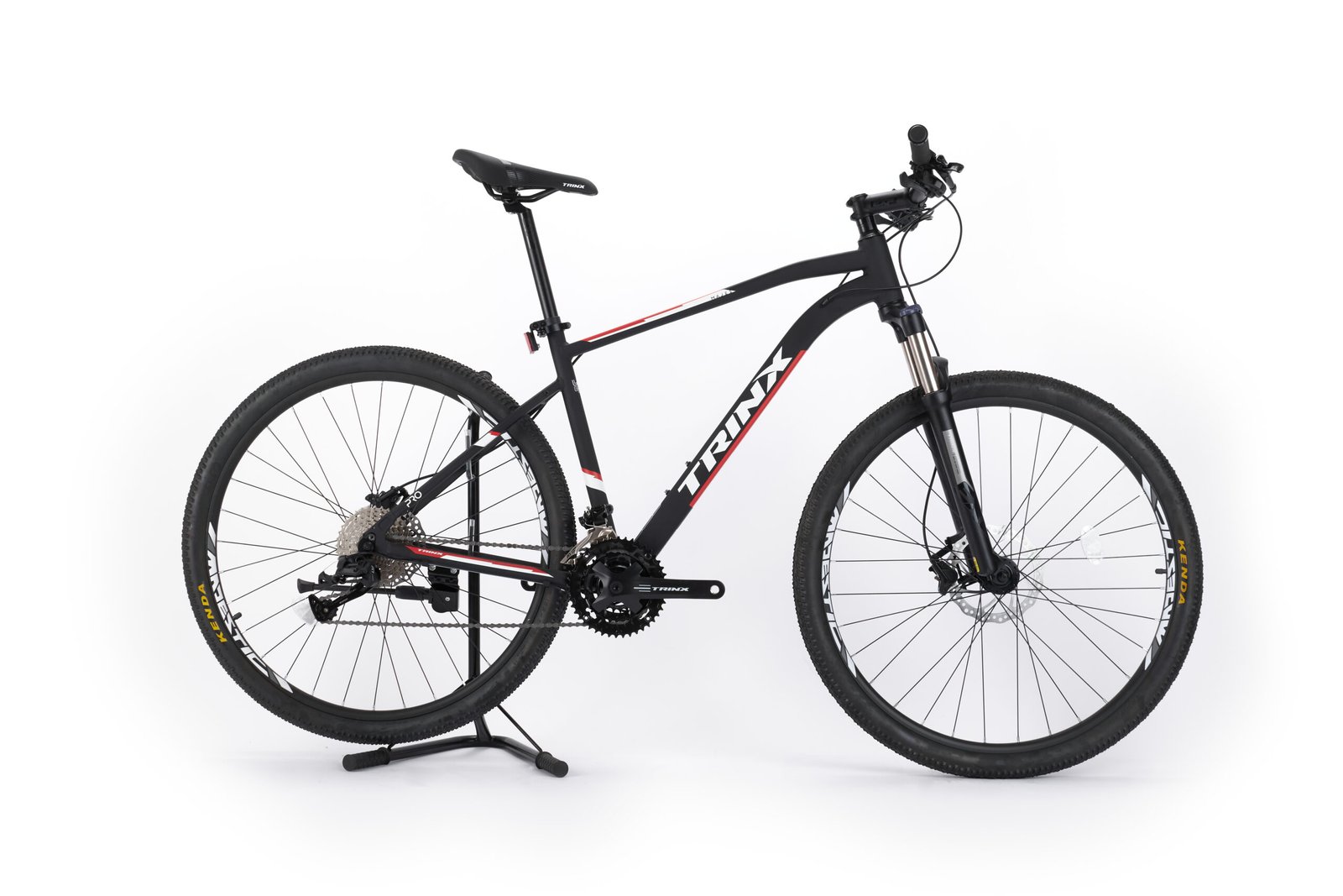 M1000 Pro Negro Mate Rojo Blanco derecha