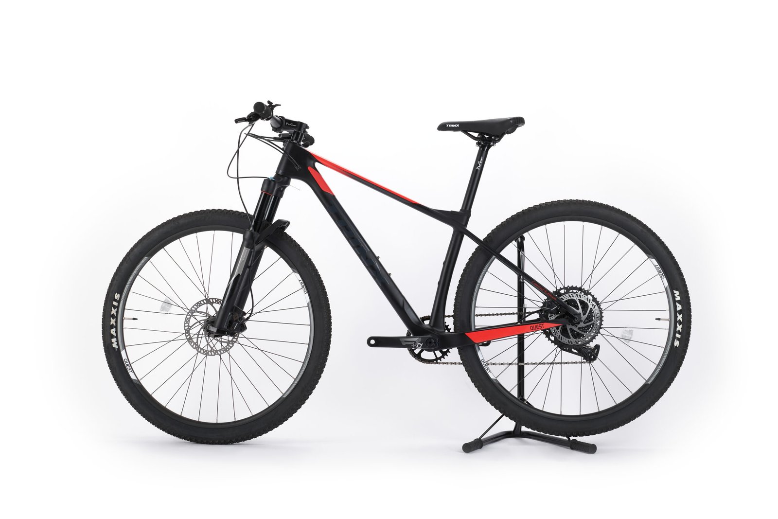 VCT 1000 Pro Negro Mate Naranja izquierda