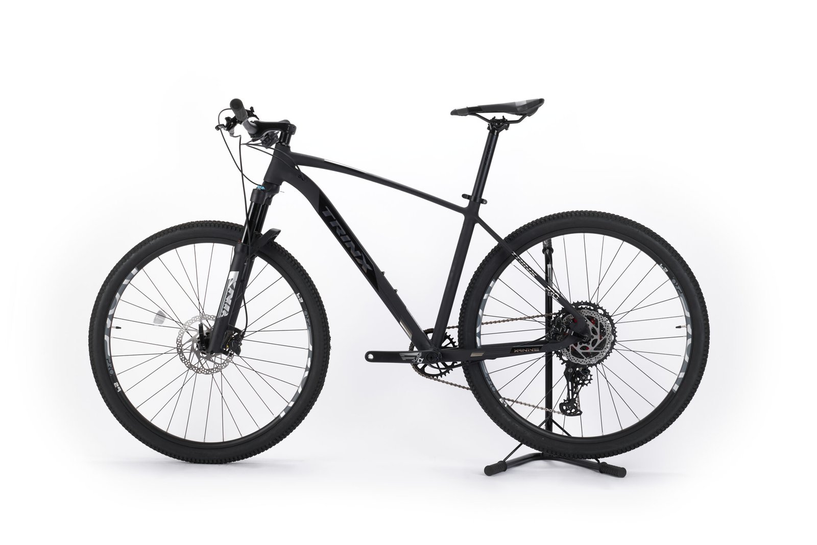 X9 Pro Negro Mate Plata izquierdo